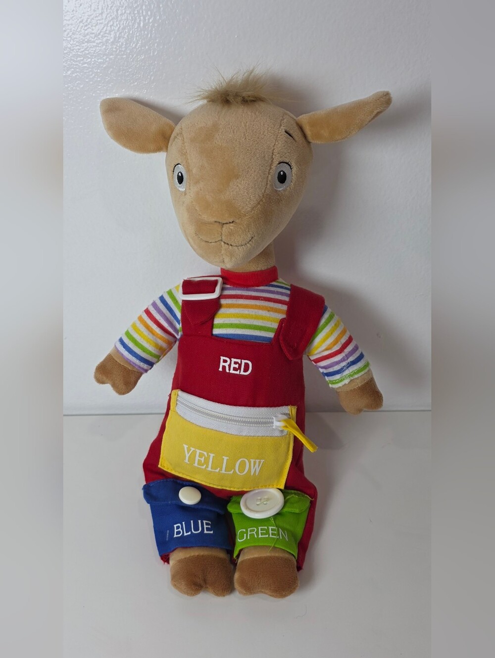 KIDS PREFERRED Llama Llama - Learn To Dress Stuffed Plush Doll - Educational Toy